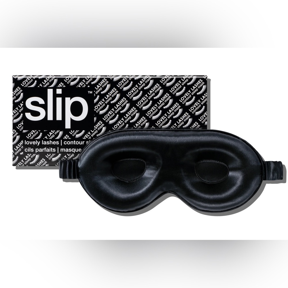 Slip Black Contour Silk Sleep Mask